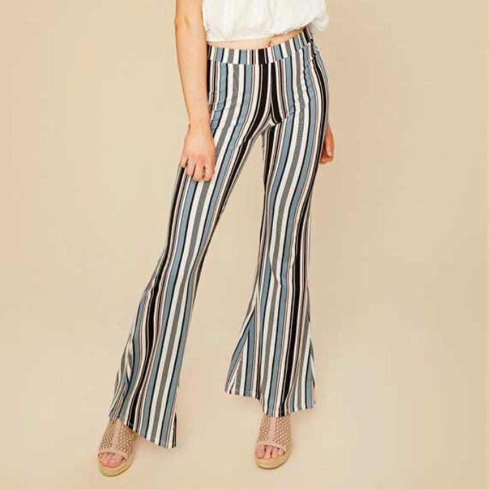 Altered State Size Small Stripped Flare Pants